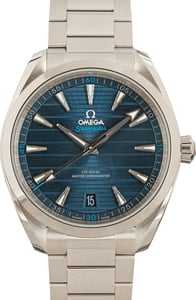 Omega Seamaster Blue Dial Aqua Terra