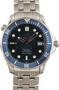 Used Omega Seamaster Pro 300M Blue Wave Dial