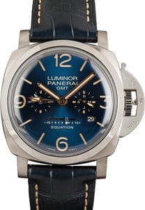 Panerai Luminor Equation of Time GMT Titanio Blue Dial