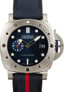 Panerai Submersible QuarantaQuattro Luna Rossa Stainless Steel