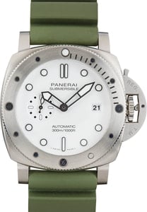 Panerai Submersible QuarantaQuattro Bianco Steel