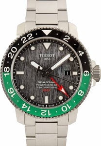 Tissot Seastar 1000 Powermatic 80 GMT Green & Black Bezel