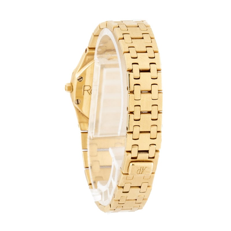 Ladies Audemars Piguet Royal Oak 18k Yellow Gold