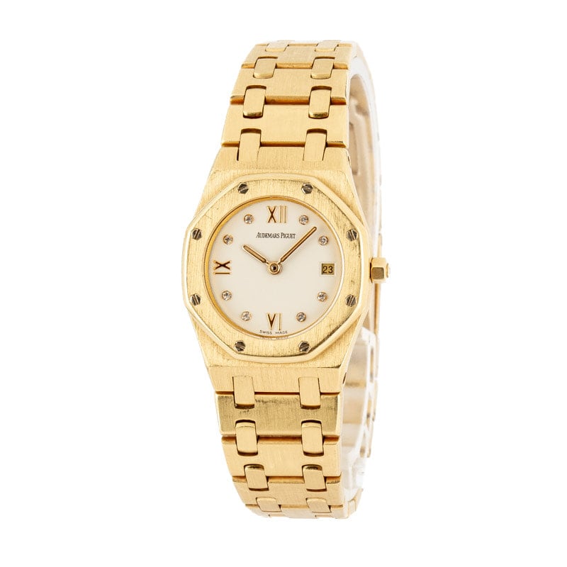 Ladies Audemars Piguet Royal Oak 18k Yellow Gold