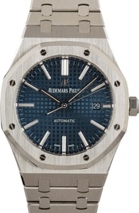 Audemars Piguet Royal Oak Blue Grand Tapisserie Dial