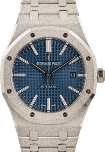 Audemars Piguet Royal Oak Frosted White gold