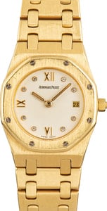 Ladies Audemars Piguet Royal Oak 18k Yellow Gold