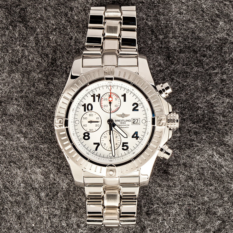 Breitling Super Avenger A13370 White