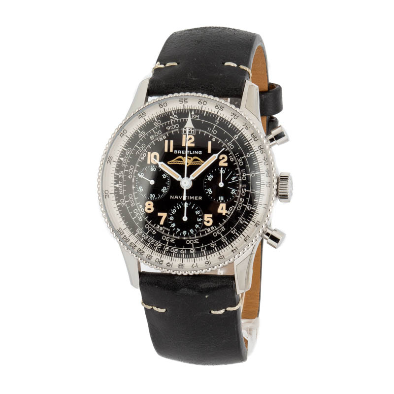 Pre-Owned Breitling Navitimer Stainless Steel on Leather Strap