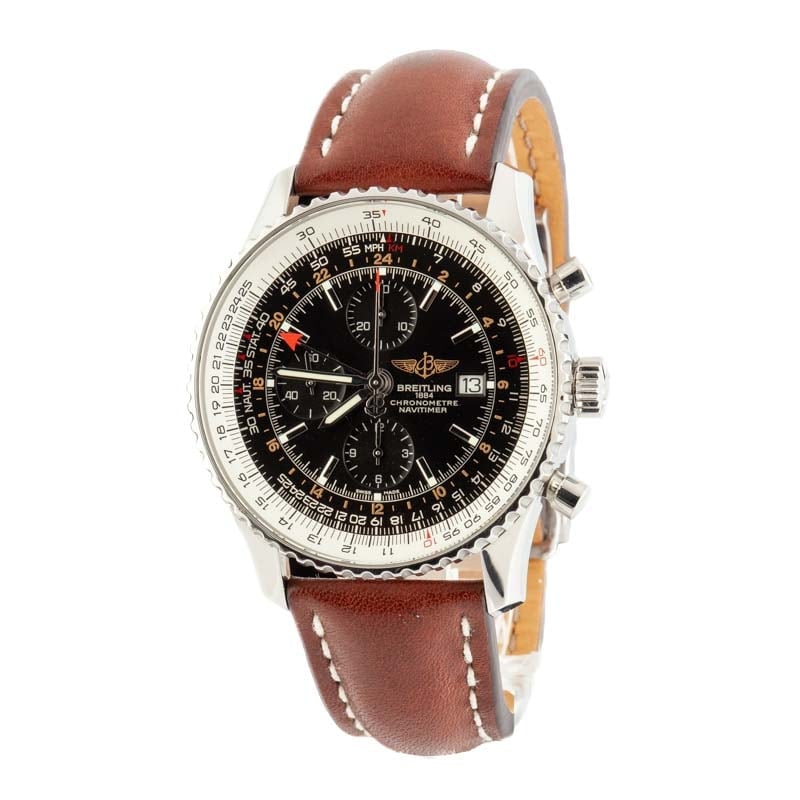 Breitling Navitimer World Chronograph Black Dial