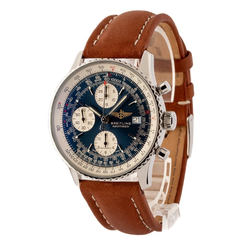 Used Breitling Navitimer Blue Dial