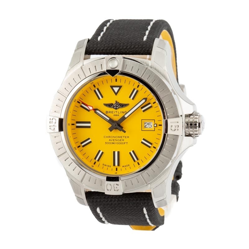 Breitling Avenger Automatic 45 Seawolf Yellow Dial