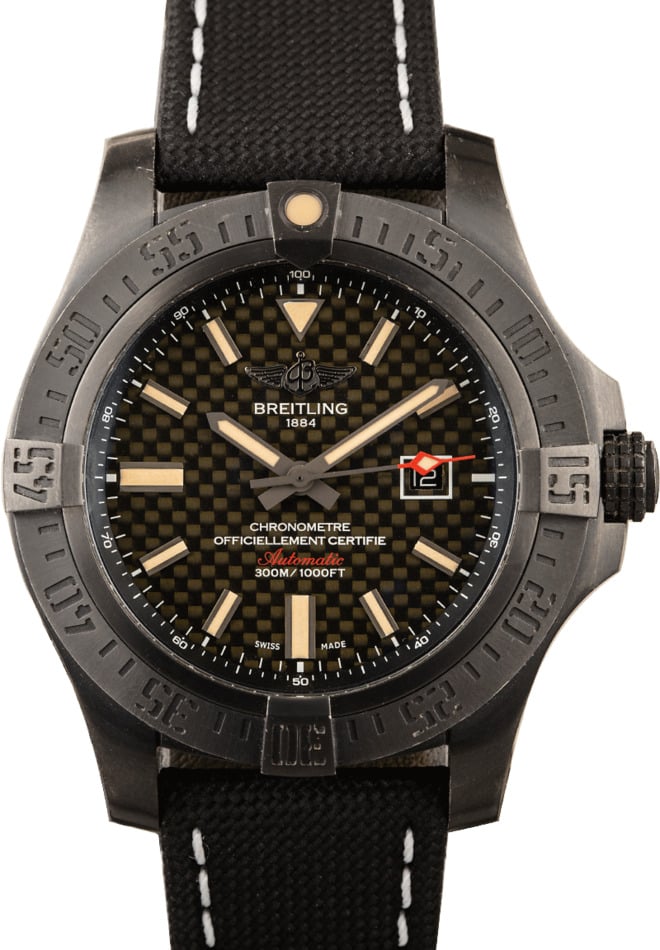 Breitling Avenger Blackbird 43 mm Watch in Black Dial