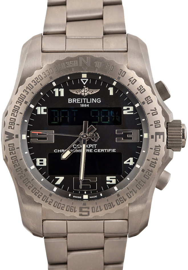 Breitling cockpit sale b50 titanium