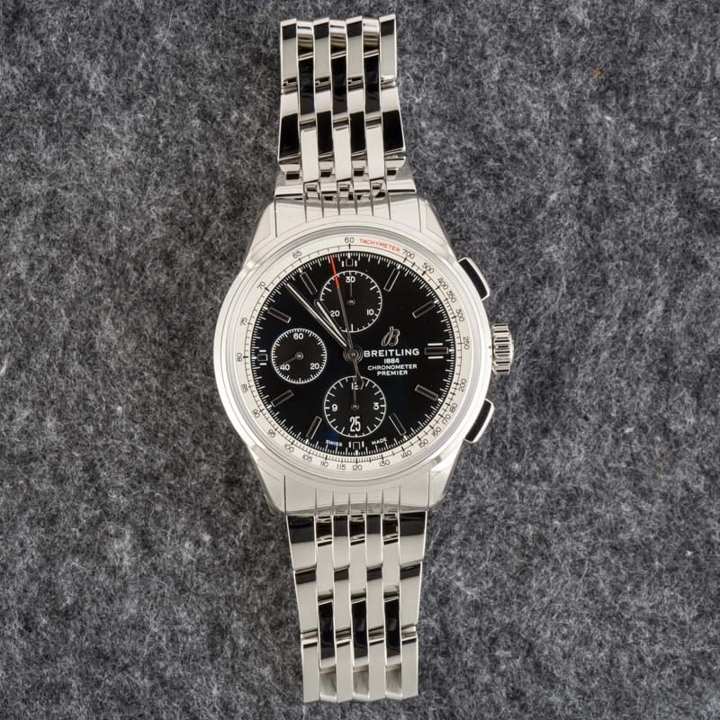 Breitling Premier Chronograph 42 Black Dial