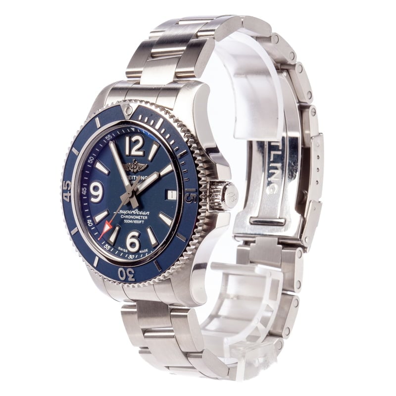 Breitling Superocean Blue Arabic Dial