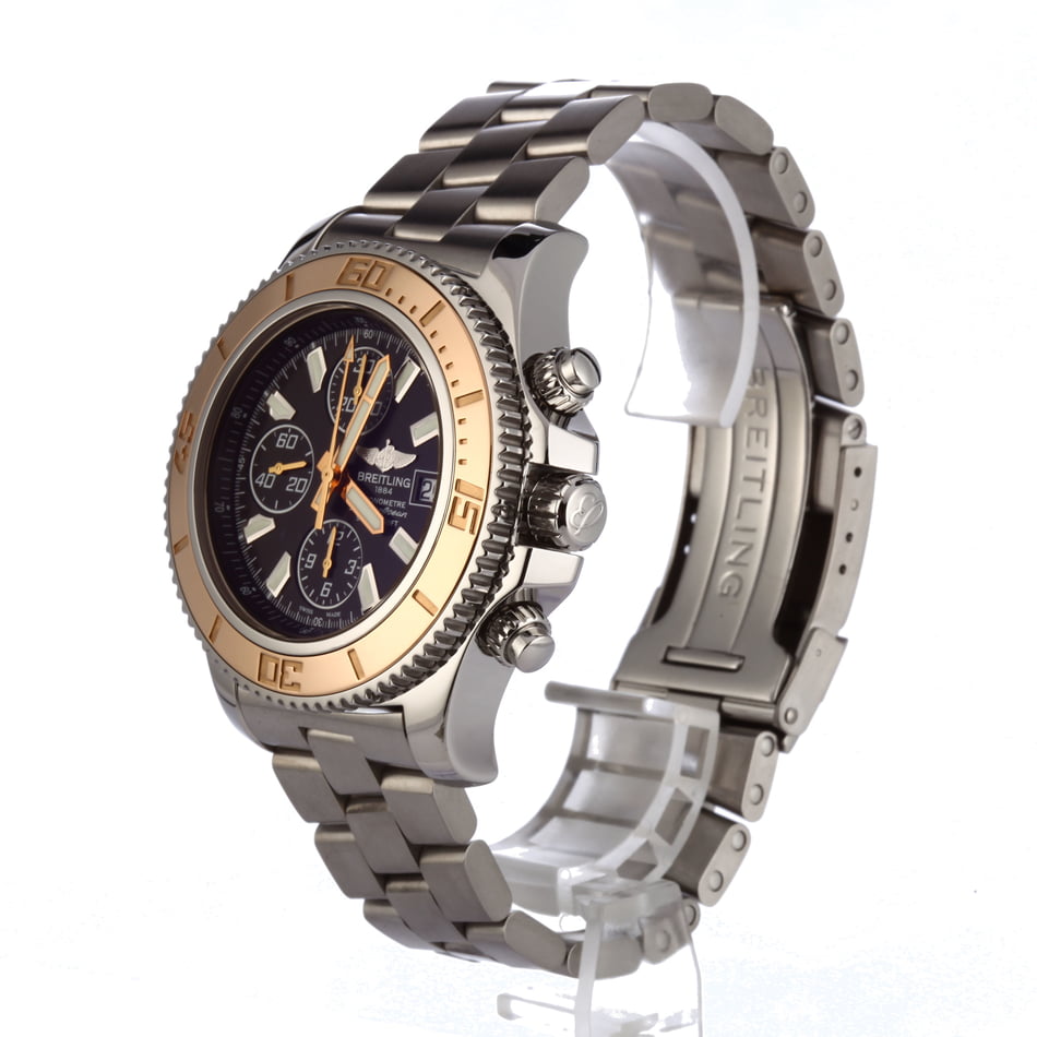 breitling superocean chronograph ii stainless steel