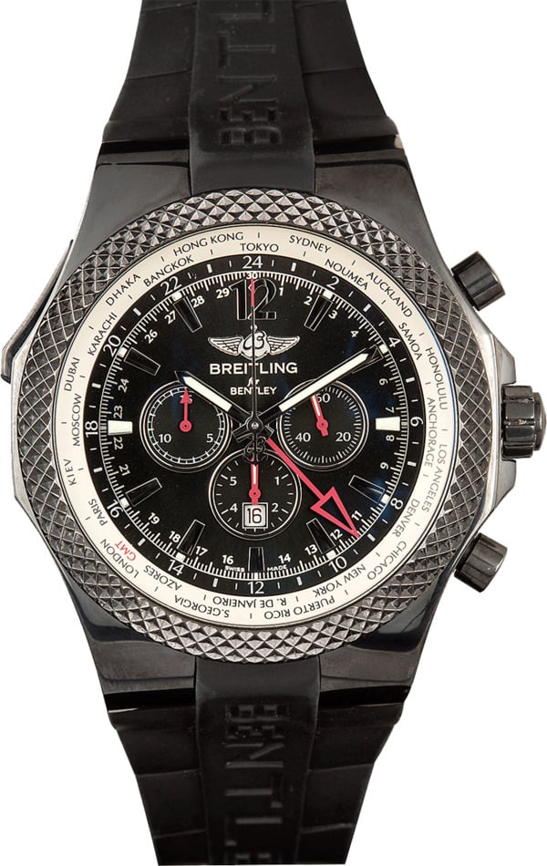 breitling bentley gmt midnight carbon