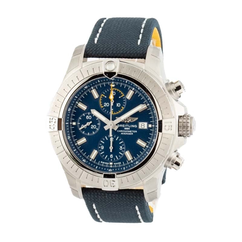 Breitling Avenger Chronograph 45 Blue Dial & Strap