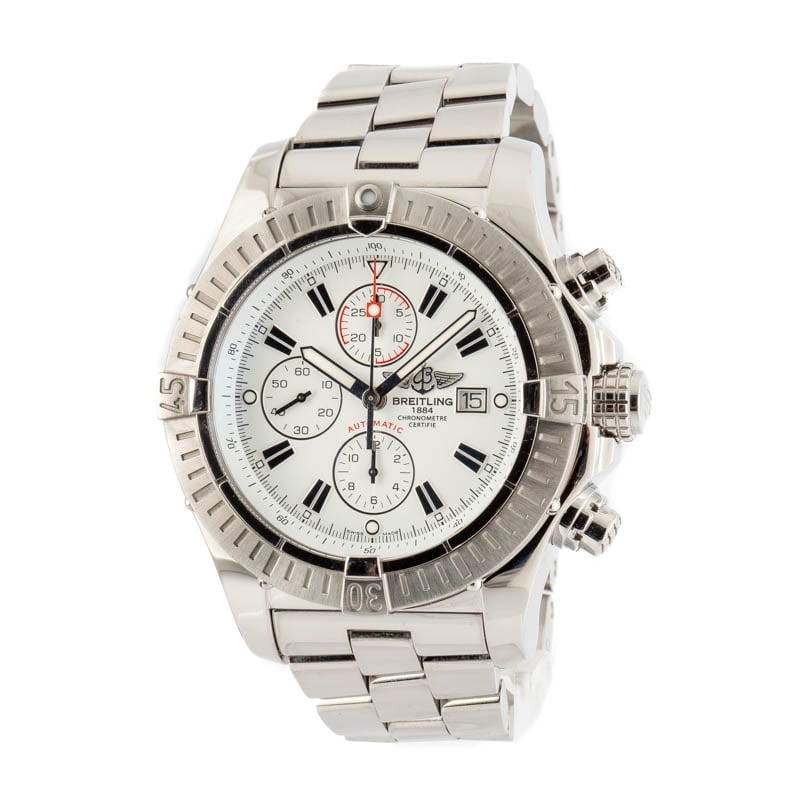 Breitling Super Avenger A1337011/A660 White Dial