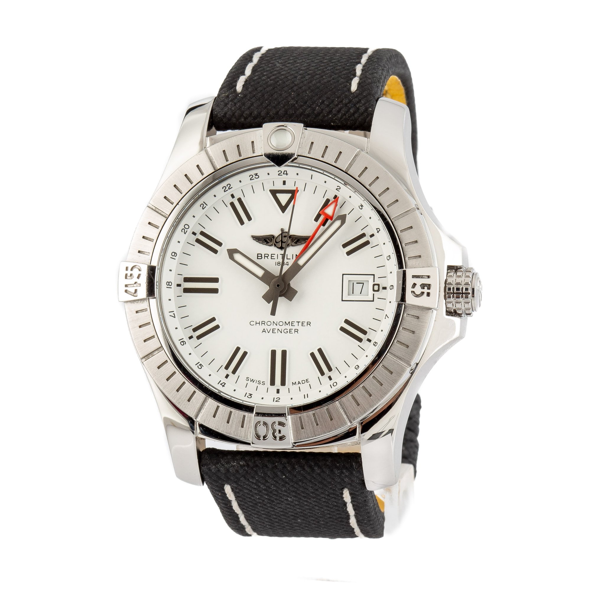 Breitling Avenger II GMT Stainless Steel