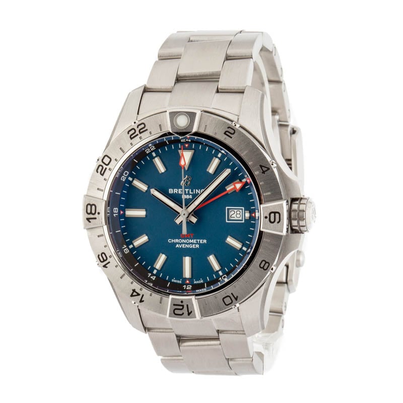 Breitling Avenger Automatic GMT 44 Blue Dial