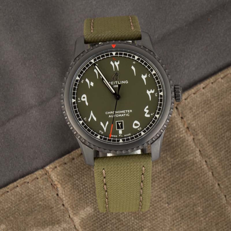 Breitling Aviator 8 Green Dial