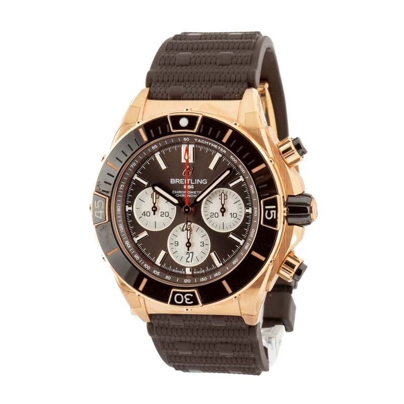 Breitling Super Chronomat B01 44 18k Red Gold