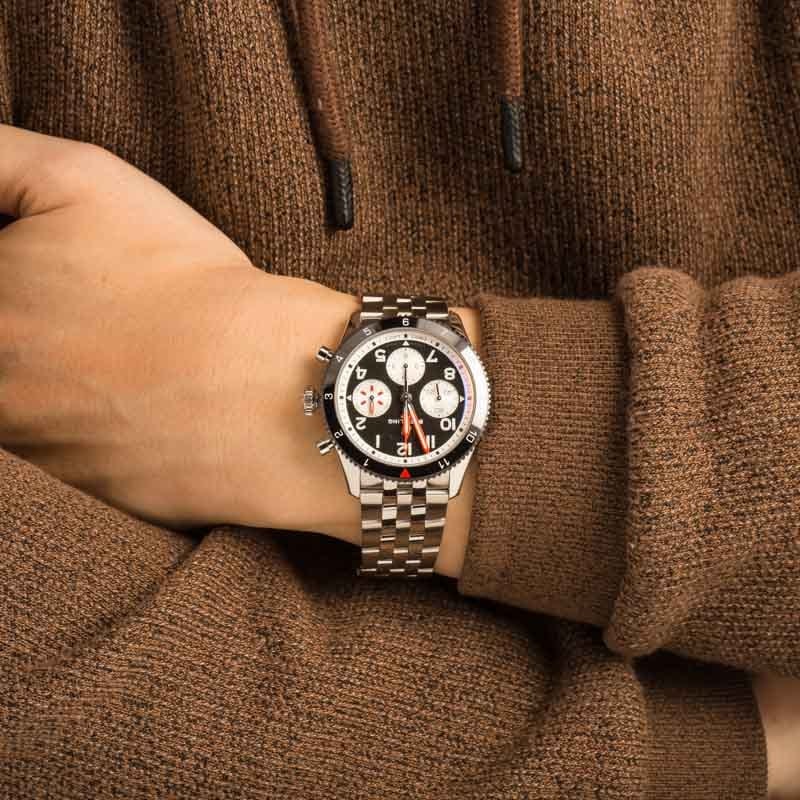 Breitling Classic AVI Chronograph 42 Mosquito Stainless Steel