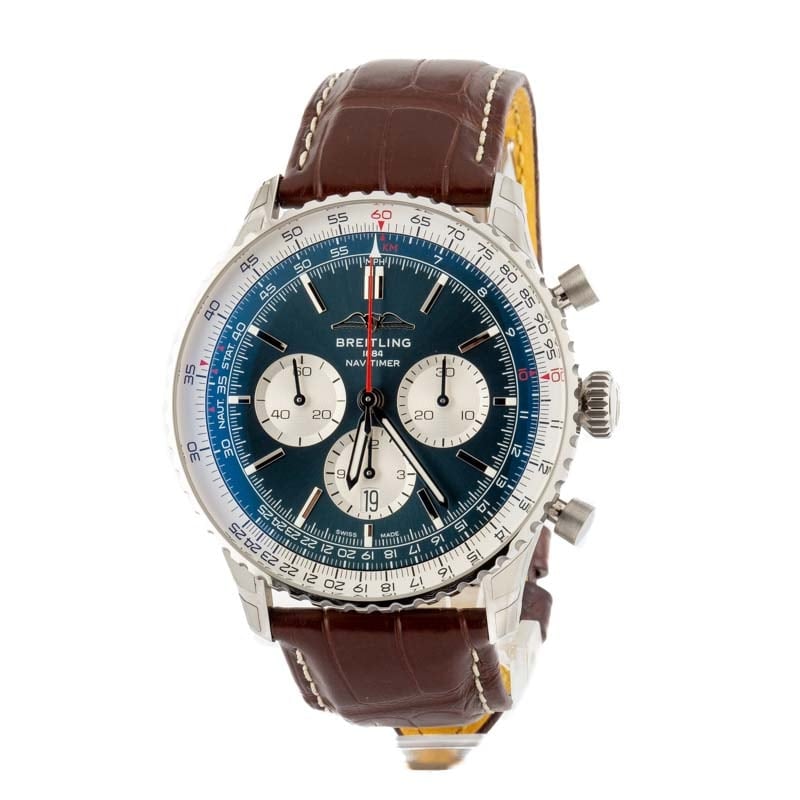 Breitling Navitimer B01 Chronograph 46 Blue Index Dial