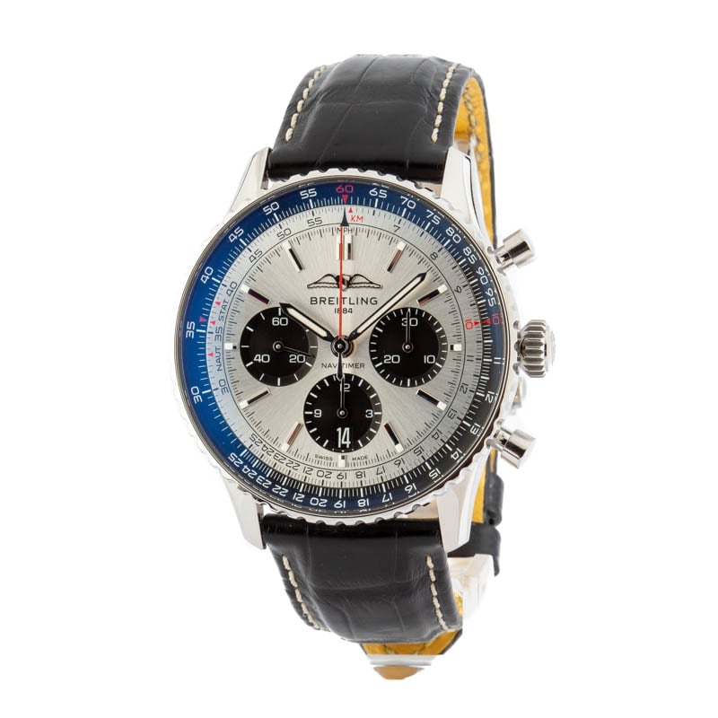 Breitling Navitimer B01 Chronograph 43 Silver Dial