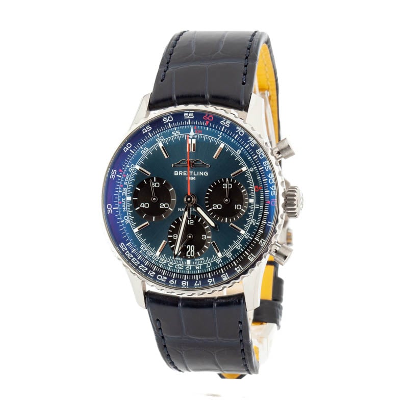 Breitling Navitimer Chronograph Blue Index Dial