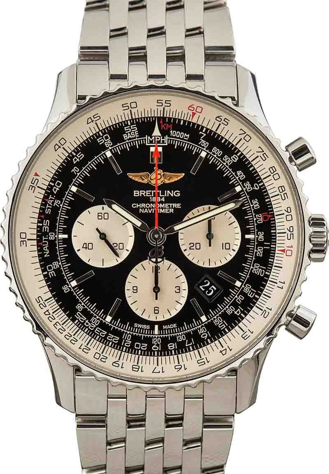 Pre owned breitling on sale navitimer