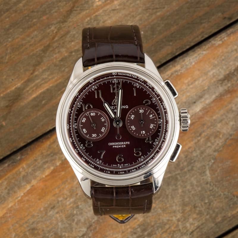 Breitling Premier B09 Chronograph 40 Red Dial