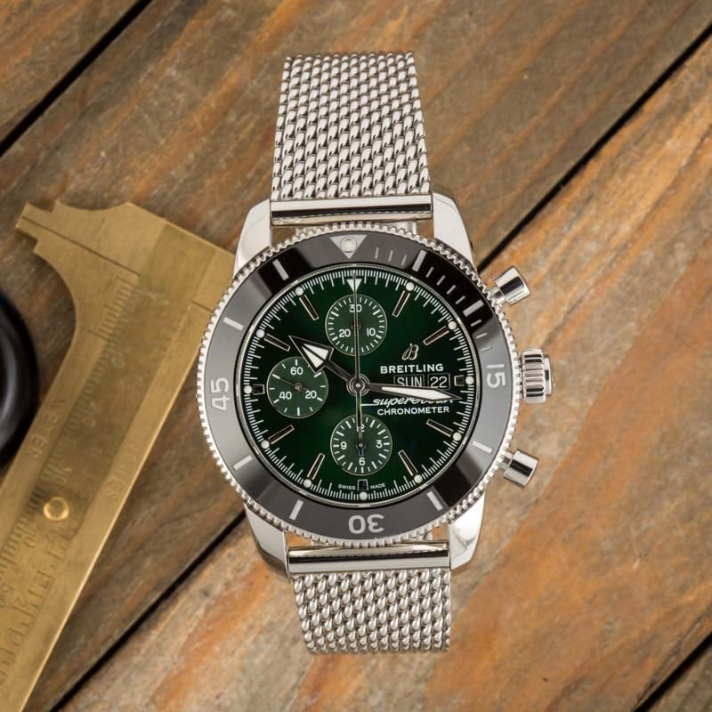 Breitling Superocean Heritage Chronograph 44 Green Dial