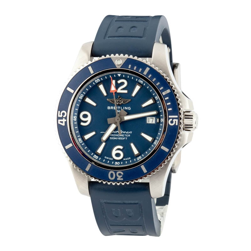 Breitling Superocean 42 Blue Arabic Dial