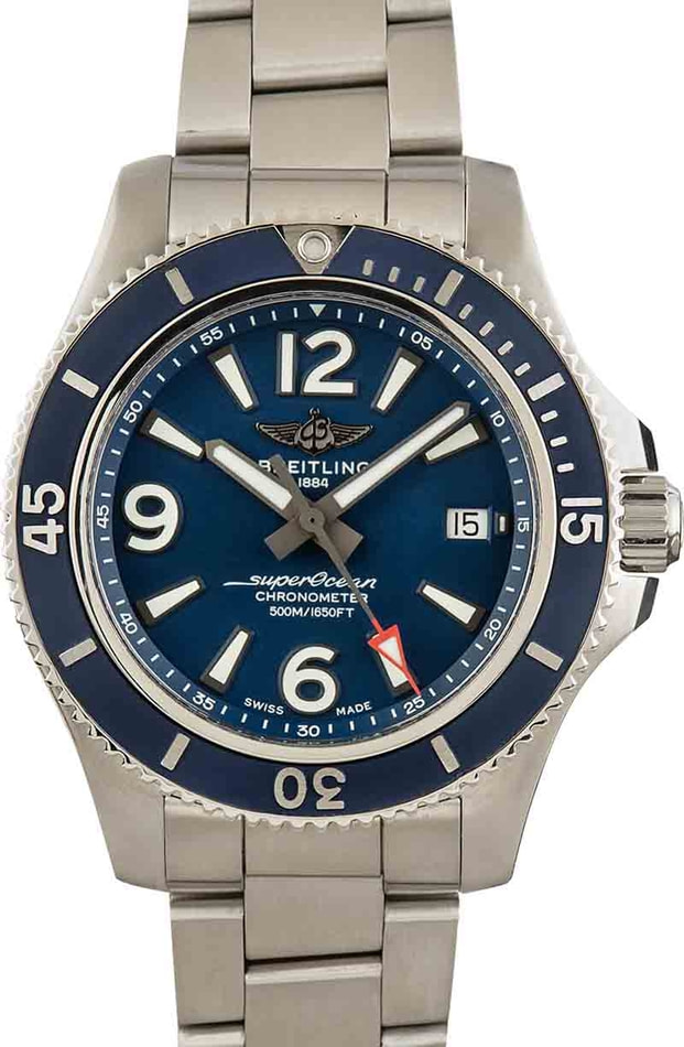 Breitling Top Time Blue A23311121C1X1 Stainless Steel Watch, Used, Mens | Bob's Watches