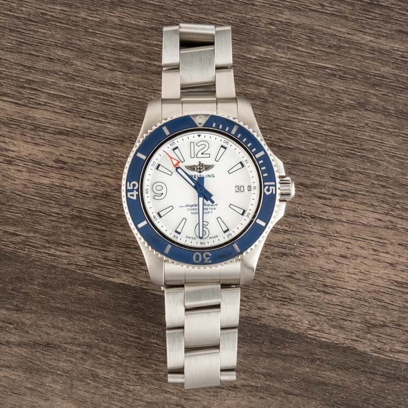 Breitling Superocean Automatic Blue Bezel