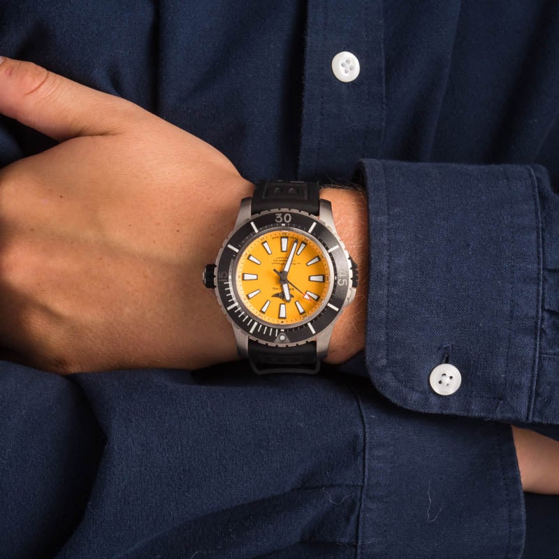 Breitling Superocean Yellow Dial