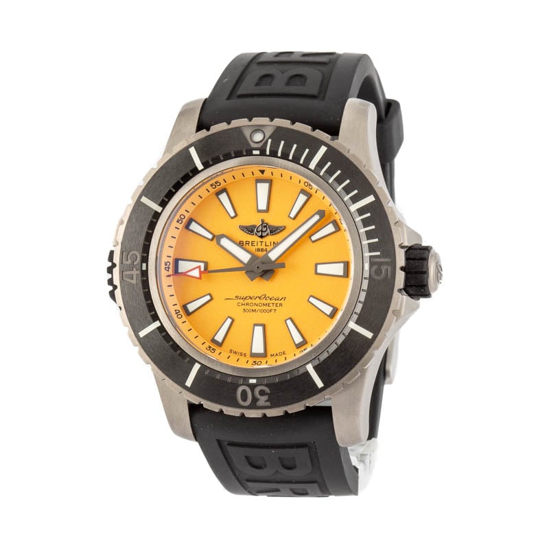 Breitling Superocean Yellow Dial