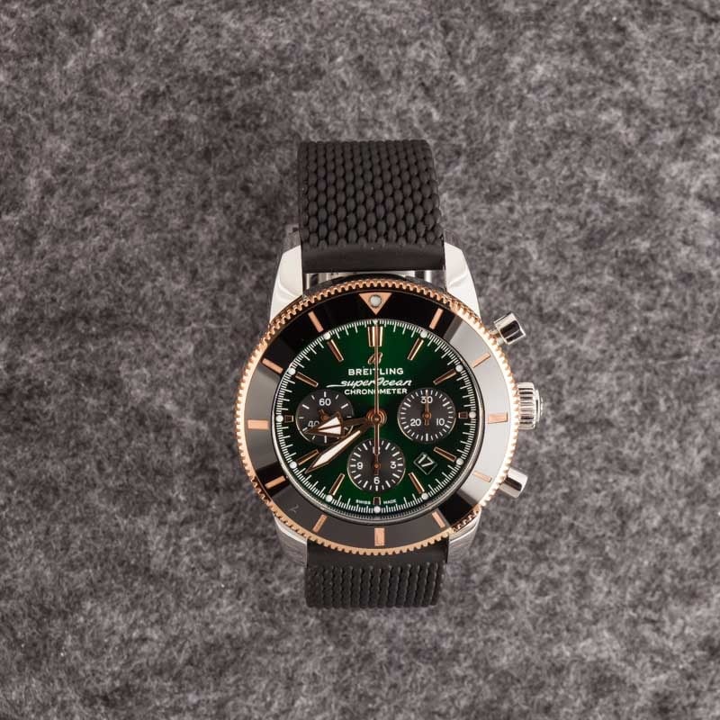 Breitling Superocean Heritage B01 Chronograph 44 Limited Edition Green Dial