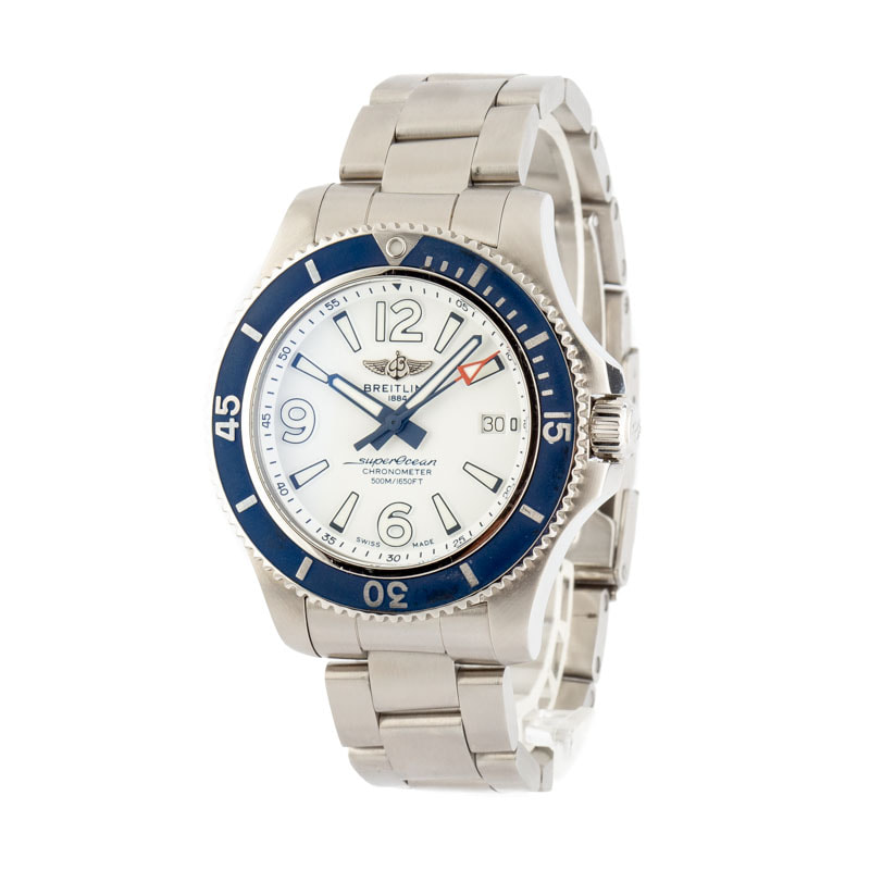 Breitling Superocean Automatic Blue Bezel