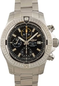 Breitling Avenger Chronograph 45 Stainless Steel Black Dial