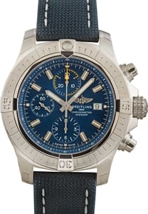 Breitling Avenger Chronograph 45 Blue Dial & Strap