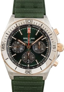 Breitling Chronomat B01 42 Green Dial