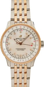 Breitling Navitimer Automatic 35 Steel & 18k Red Gold