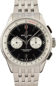 Breitling Premier B01 Chronograph 42 Black Dial