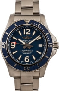 Breitling Superocean Blue Arabic Dial