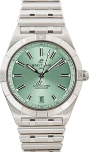 Pre-owned Breitling Chronomat Automatic 36 Green Dial