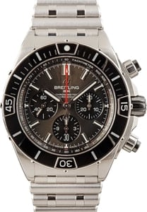 Pre-owned Breitling Super Chronomat B01 Steel